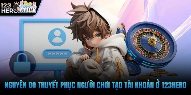 Nguyên do thuyết phục người chơi tạo tài khoản ở 123hero