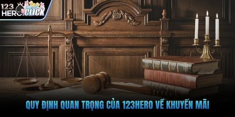 Quy định quan trọng của 123hero về khuyến mãi