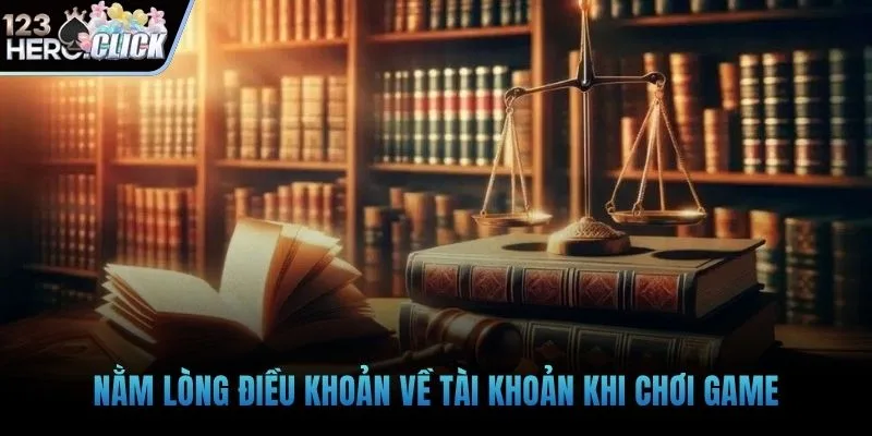 Nằm lòng điều khoản về tài khoản khi chơi game