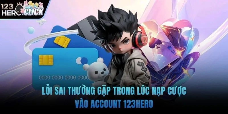 Lỗi sai thường gặp trong lúc nạp cược vào account 123hero
