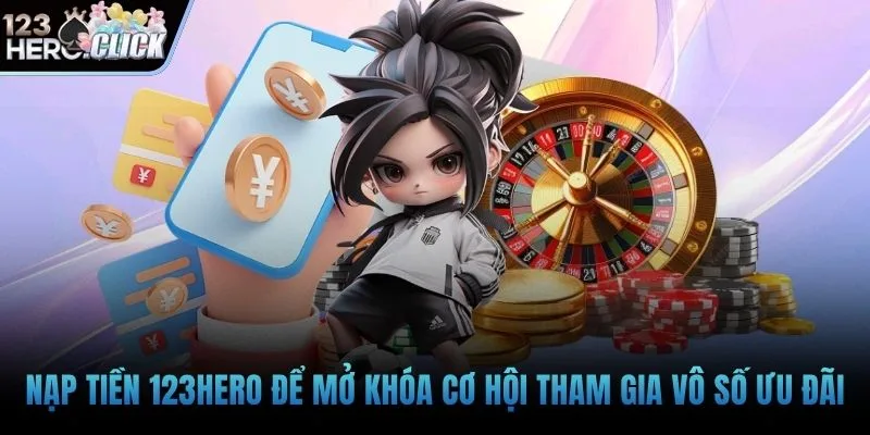 Nạp tiền 123hero để mở khóa cơ hội tham gia vô số ưu đãi